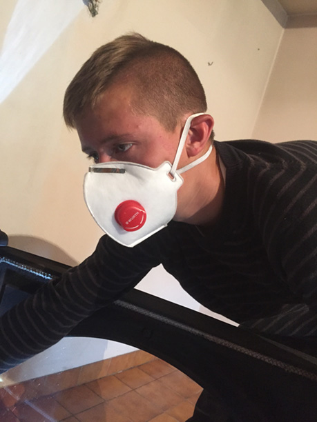 Filtre poussières et particules nocives